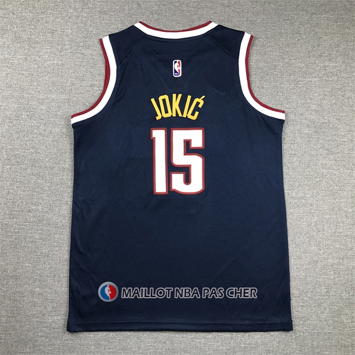 Maillot Enfant Denver Nuggets Nikola Jokic Icon 2020-21 Bleu